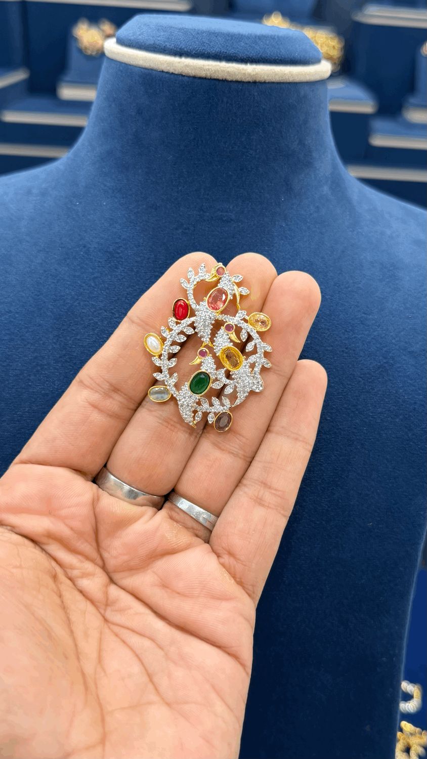 Navaratna Locket Navaratna Locket