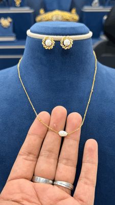 Simple Chain with Earings