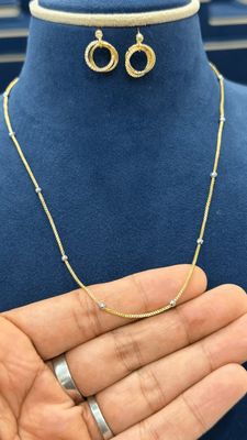 Chain with Cute Earings