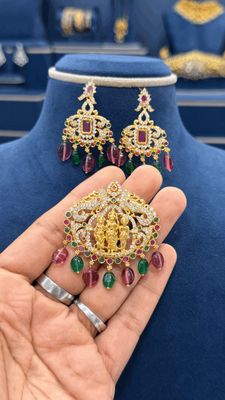 CZ Locket Earings Set CZ Locket Earings Set