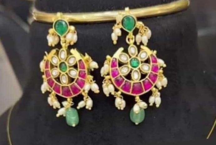 Jadau Ear rings Jadau Ear rings