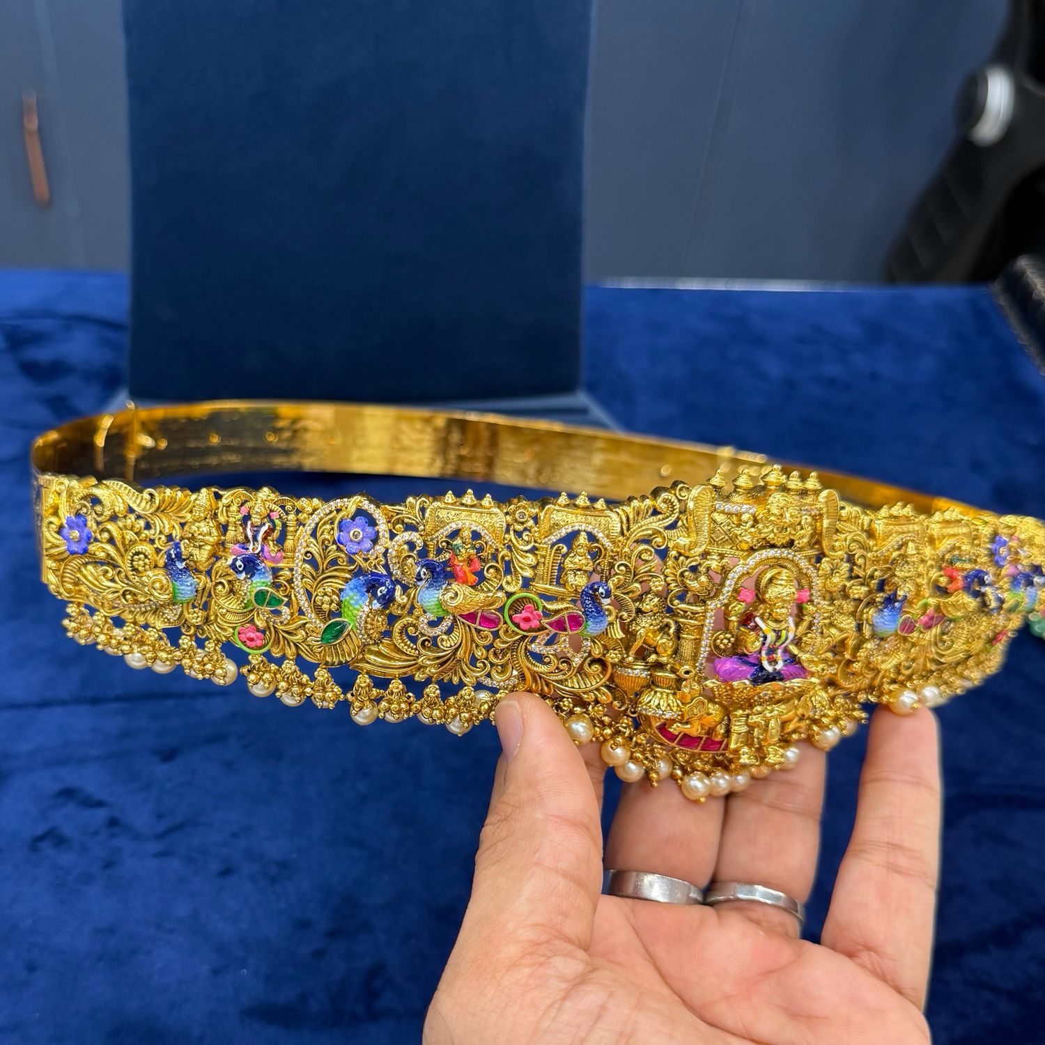 Meenakari Jadau Vaddanam Meenakari Jadau Vaddanam