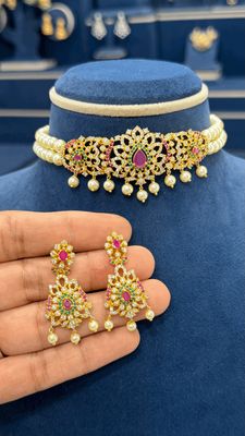 Beads Choker Neckset