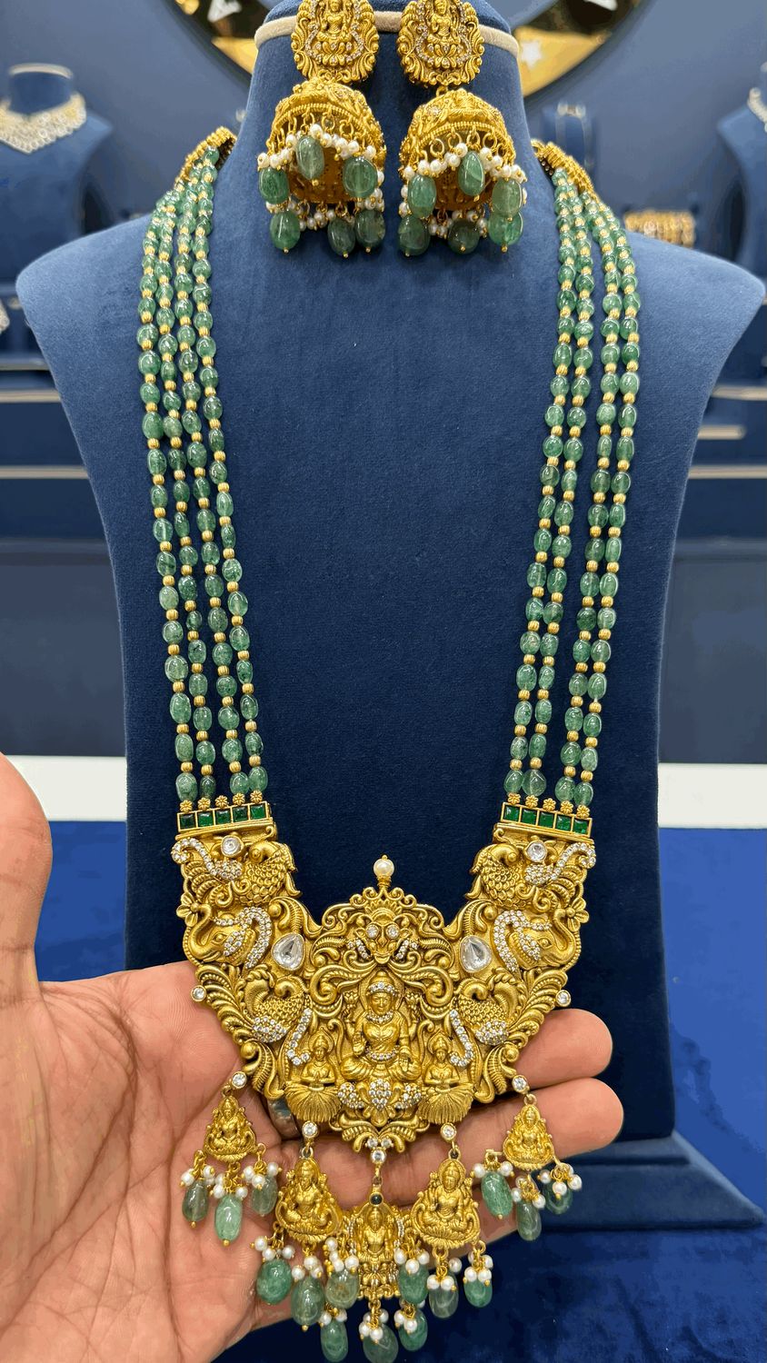 Lakshmi Devi Beads Haaram Lakshmi Devi Beads Haaram