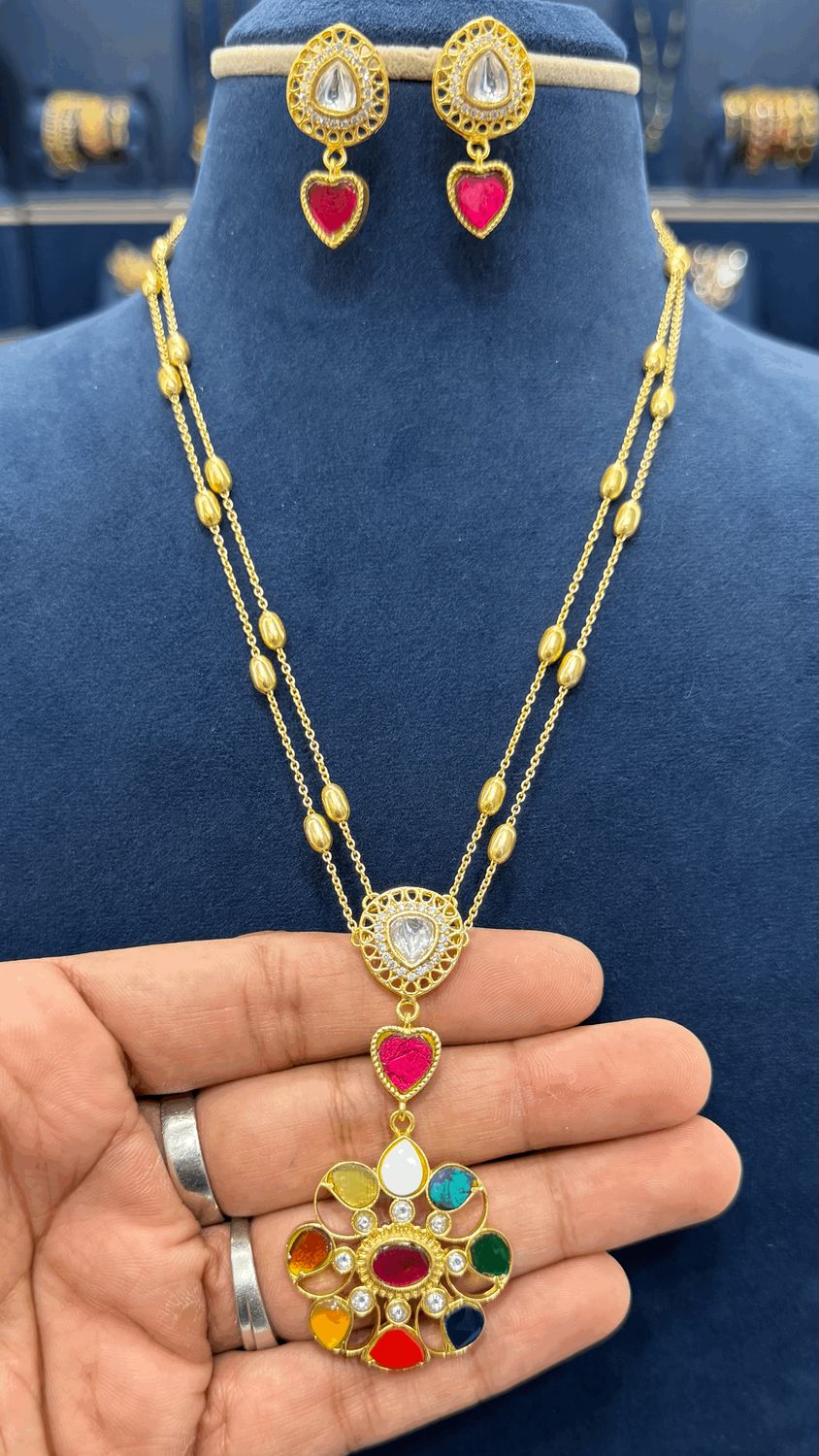 Premium Jadau Neckset Premium Jadau Neckset