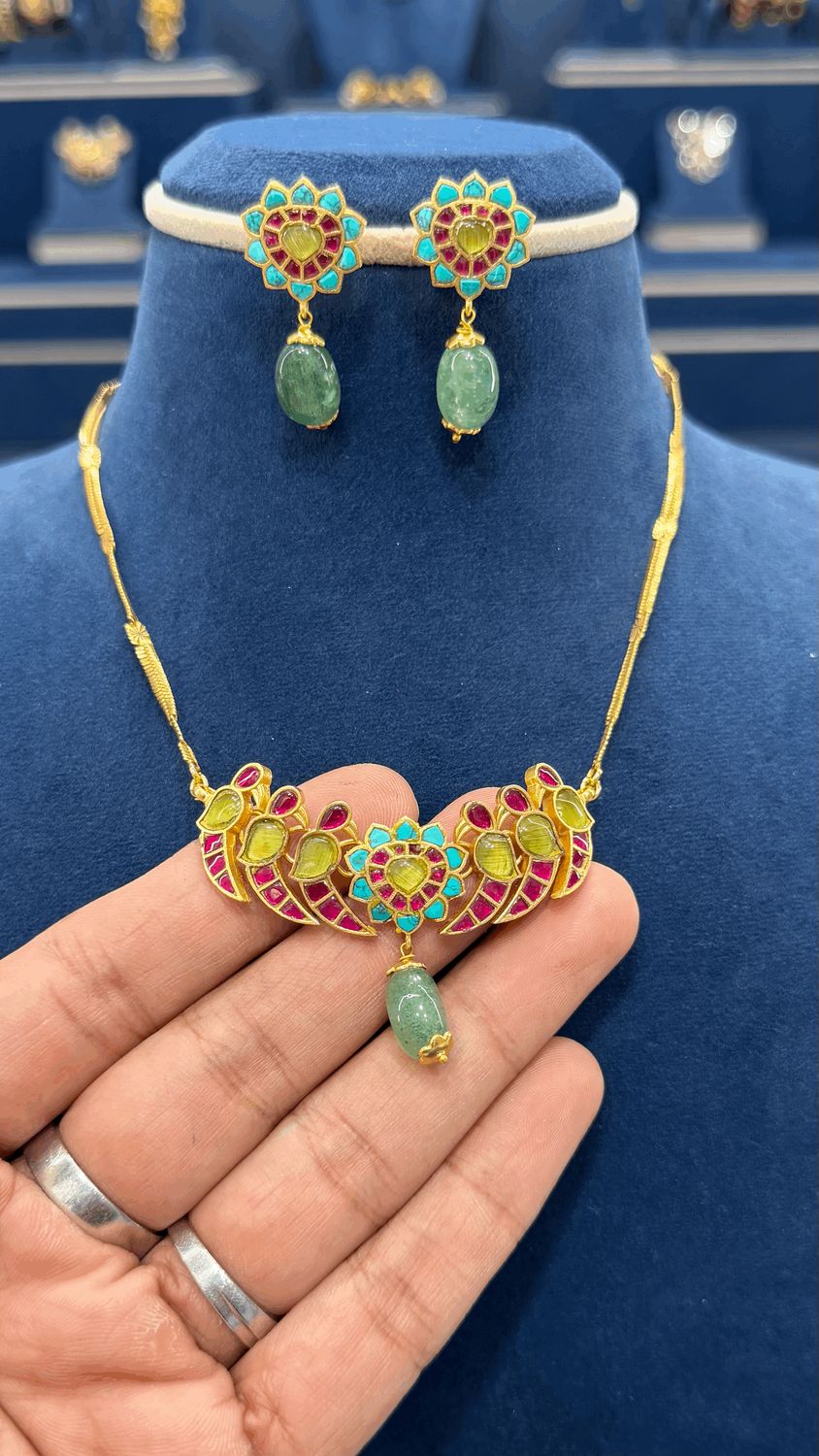 Premium Jadau Neckset Premium Jadau Neckset