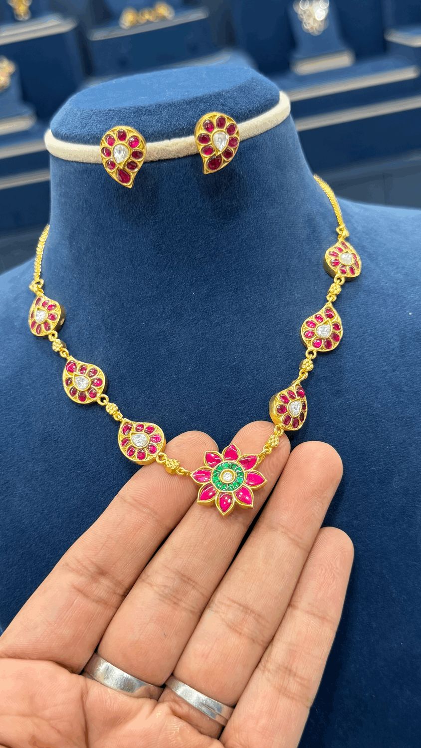 Premium Jadau Neckset Premium Jadau Neckset