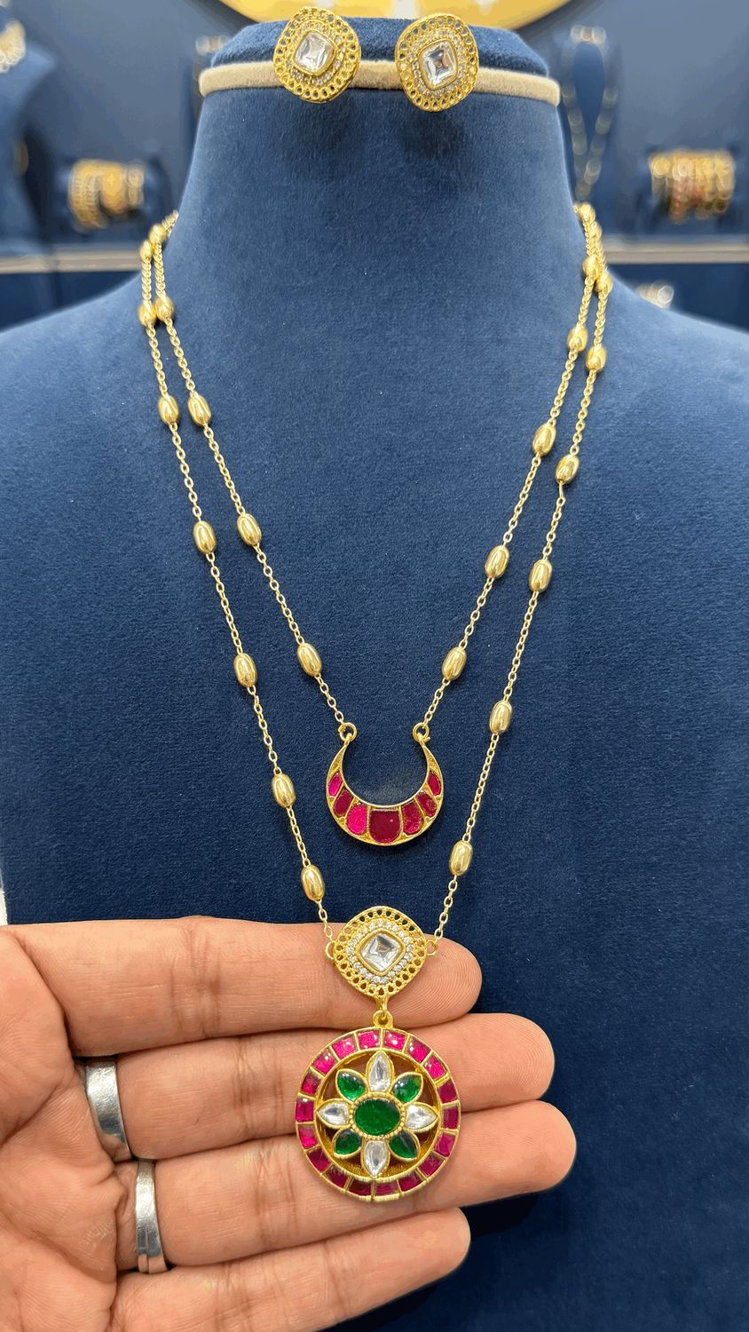 Premium Jadau Neckset Premium Jadau Neckset