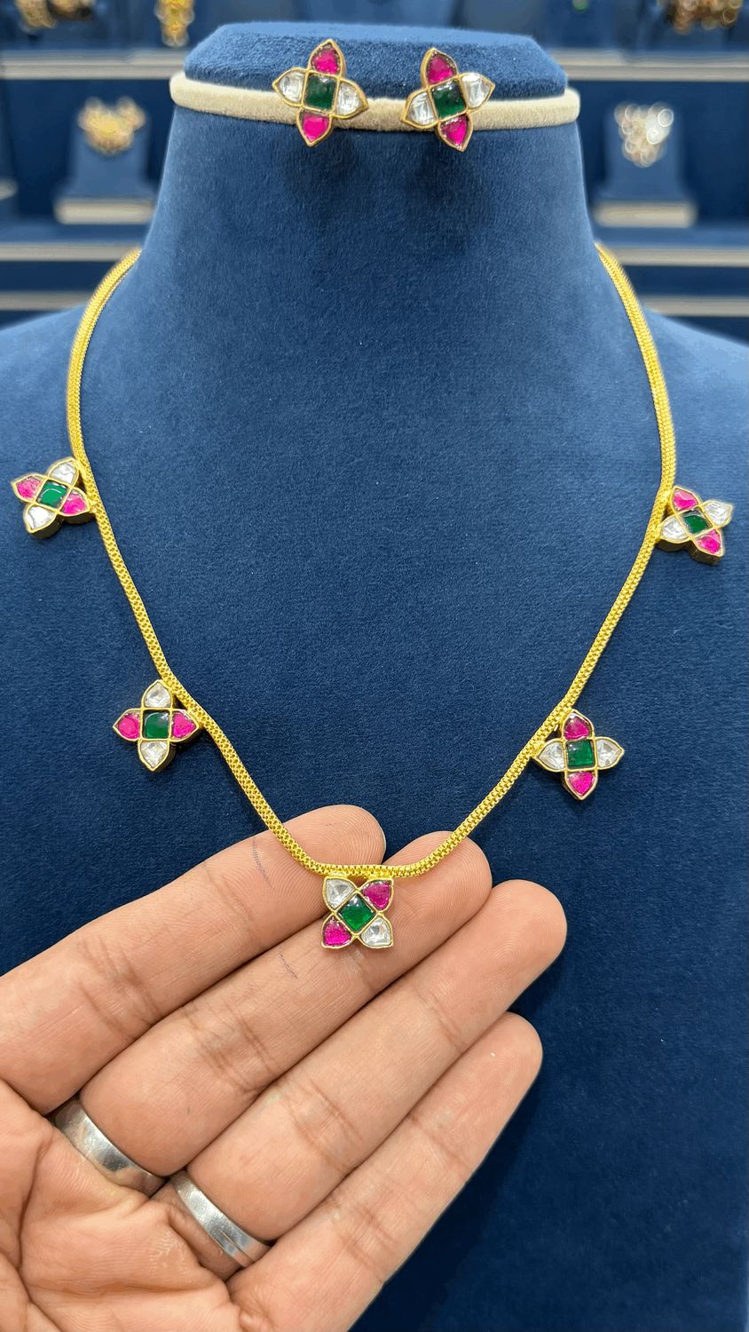 Simple Jadau Neckset Simple Jadau Neckset