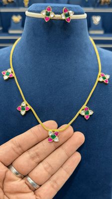 Simple Jadau Neckset