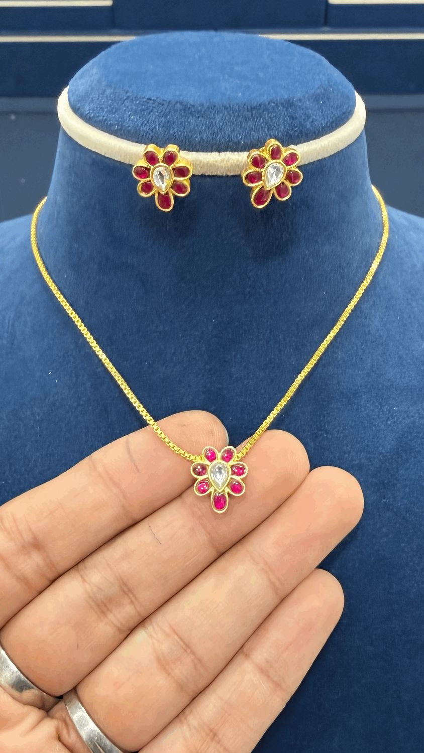 Simple Jadau Neckset Simple Jadau Neckset