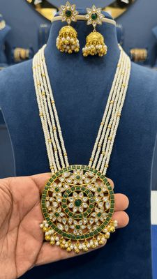 Premium Jadau Beads Haaram