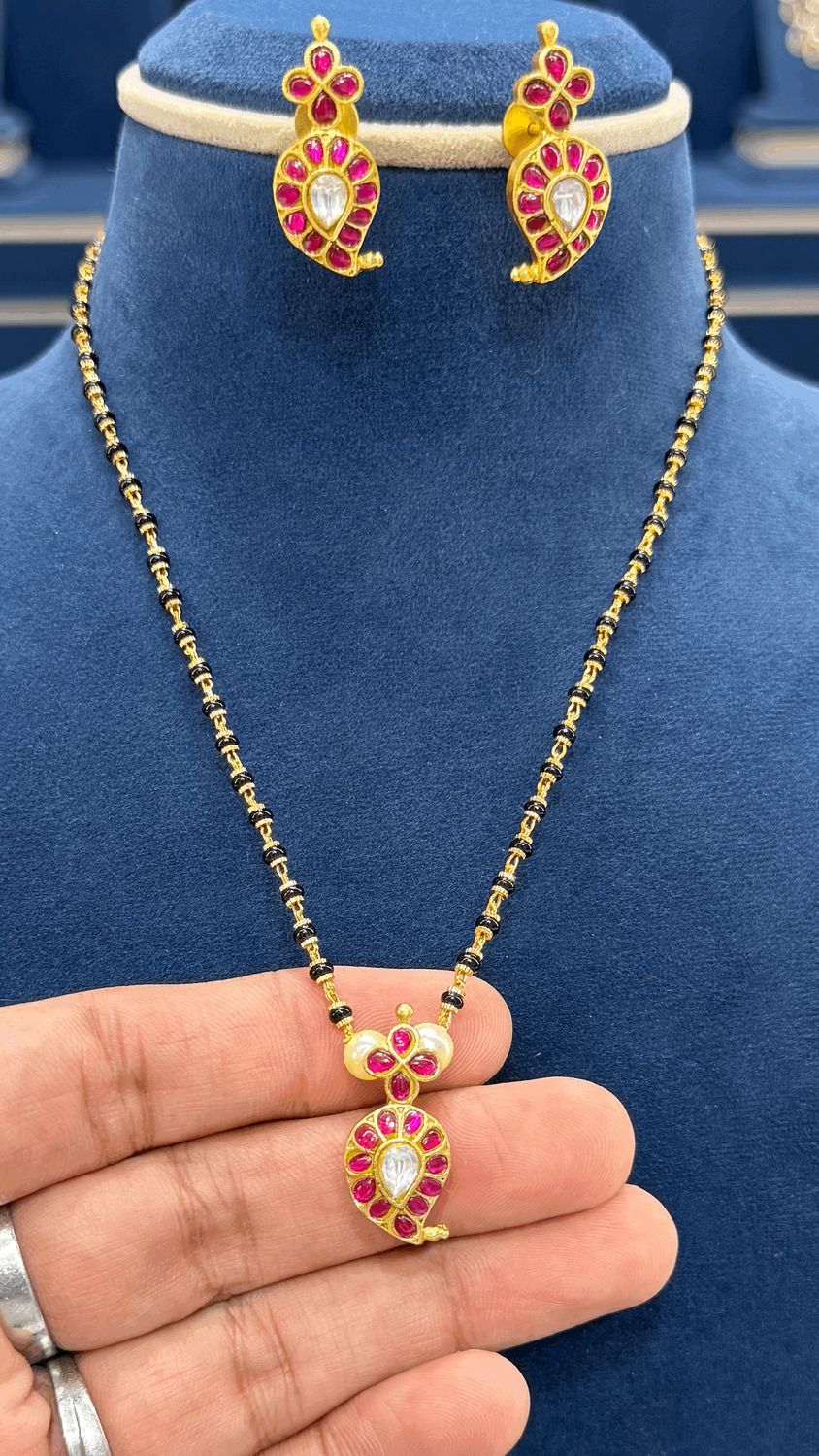 Premiun Blackbeads Jadau Set Premiun Blackbeads Jadau Set