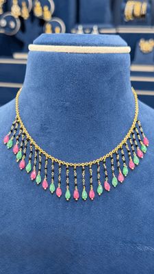 Blackbeads with CZ Drops Blackbeads with CZ Drops