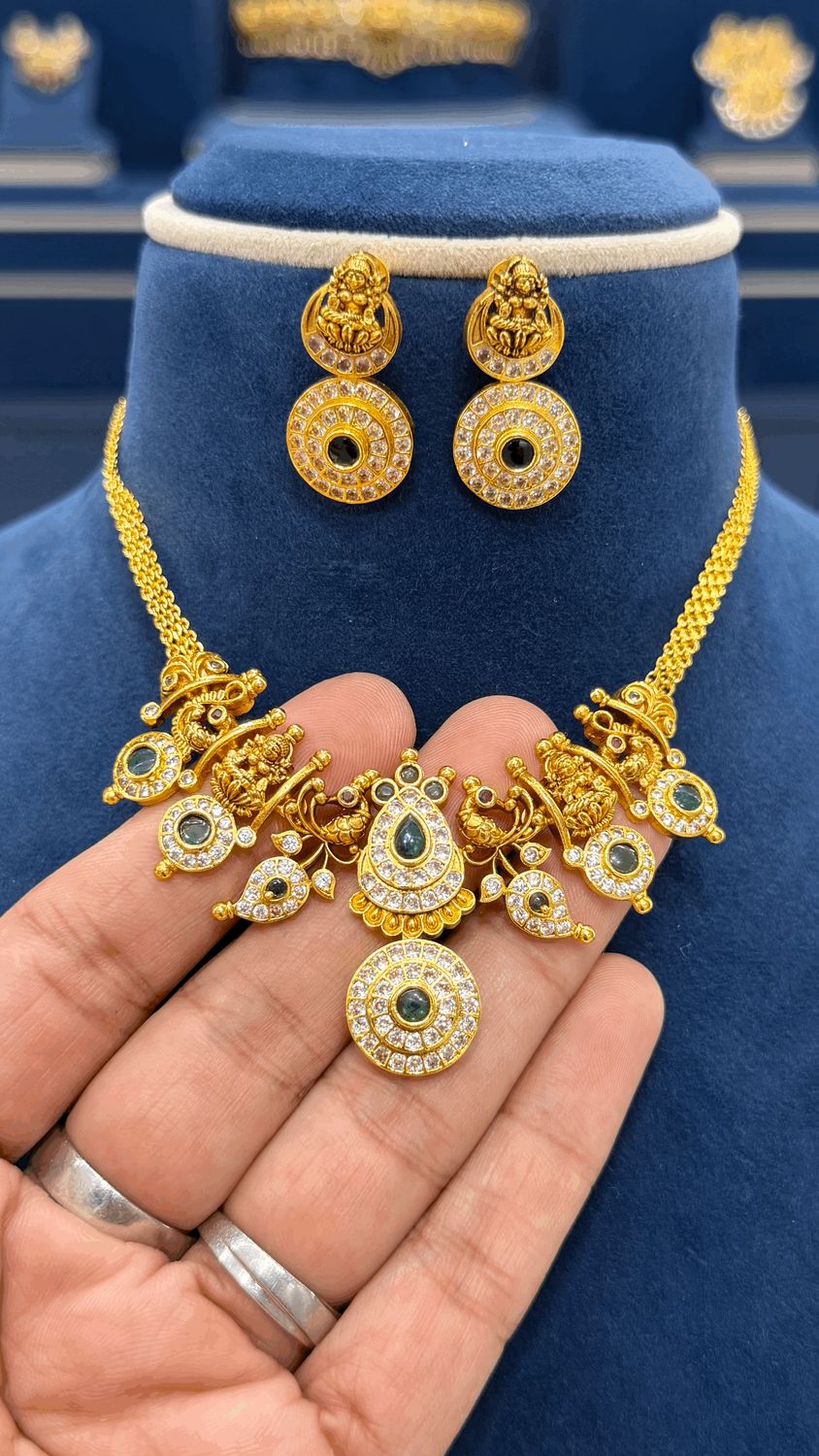 Simple Lakshmi Devi Necklace Simple Lakshmi Devi Necklace