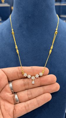 SImple Chain with CZ Locket SImple Chain with CZ Locket