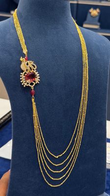 Cz Side Locket Chain