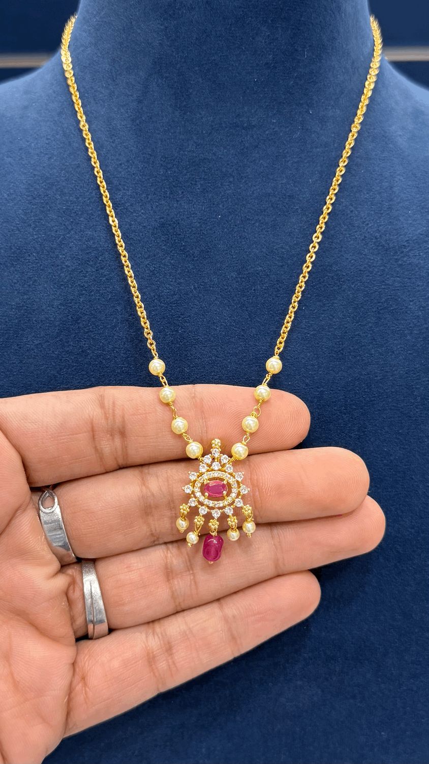 Chain with CZ Locket