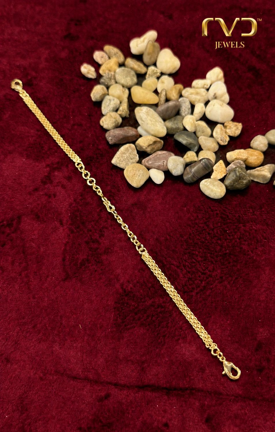 Gold-Polished Back Chain - 9 Inches