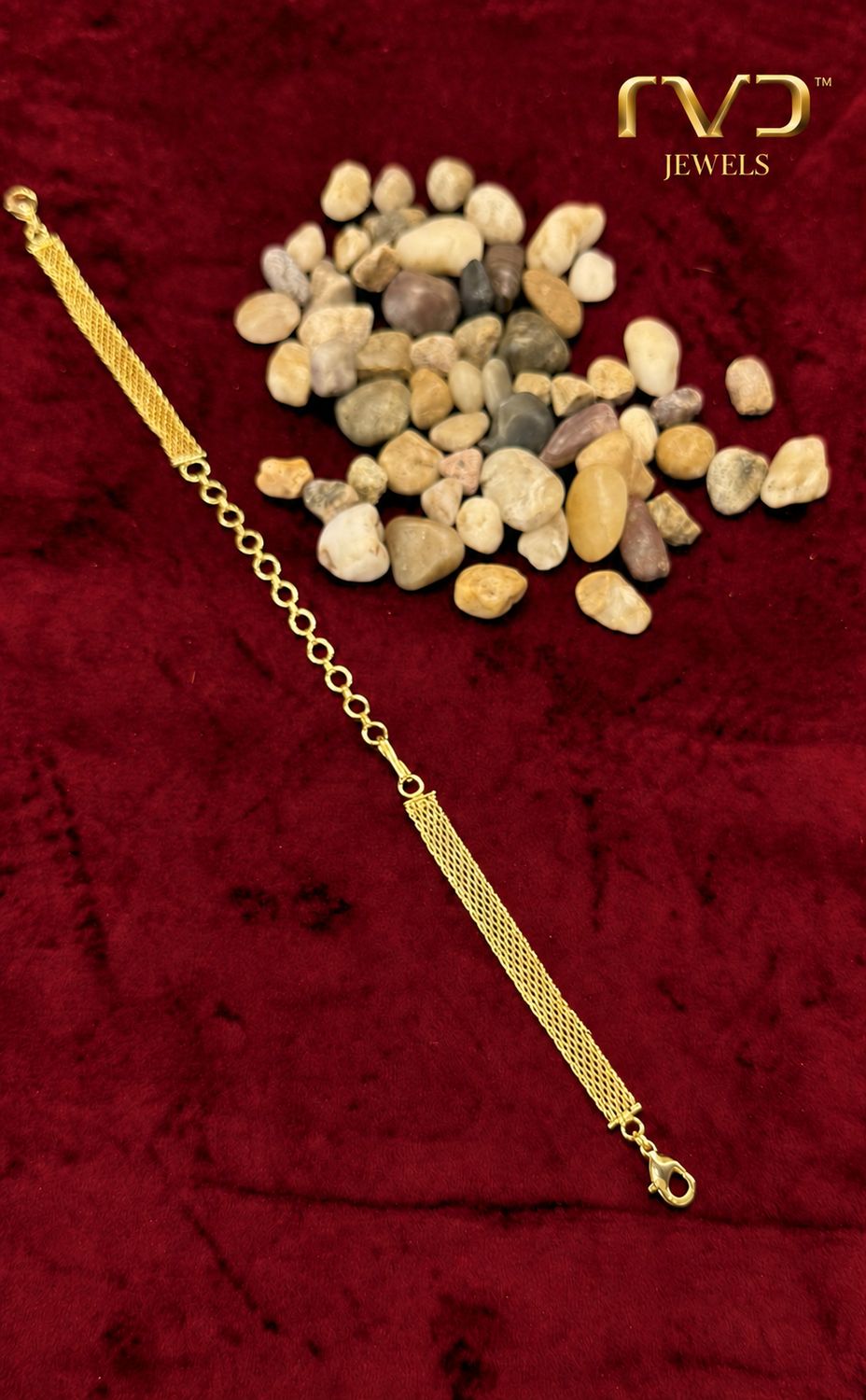 Gold-Polished Back Chain - 9 Inches