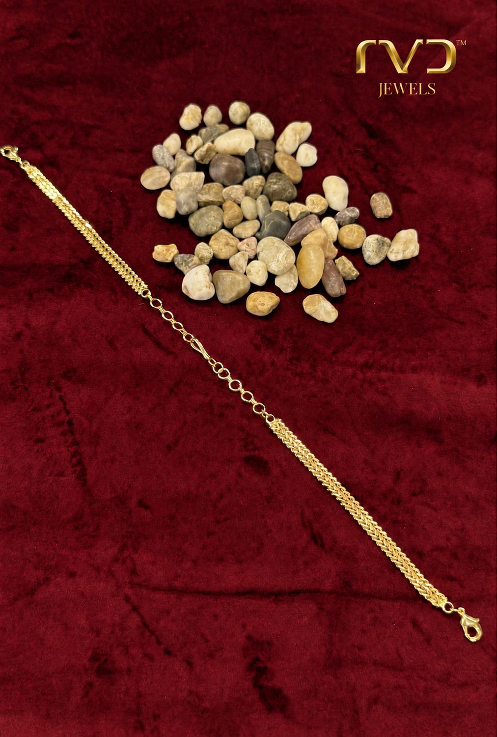 Gold-Polished Back Chain - 9 Inches
