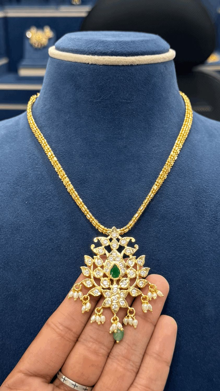 Simple Jigini Chain with Detachable Locket