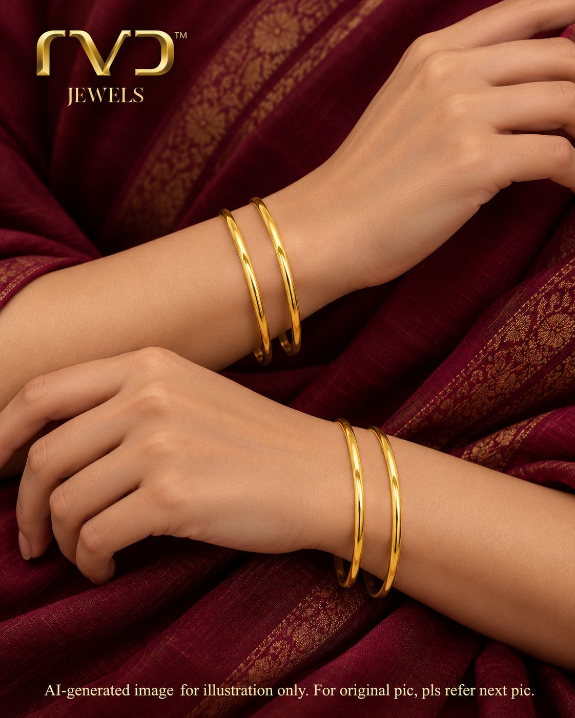 Plain Bangles (set Of 4)