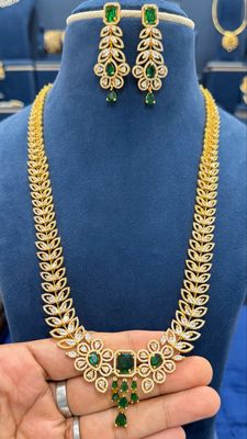 Cz Long Haar Diamond Look