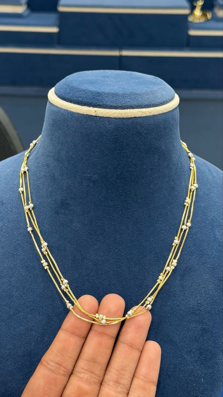 Rodium balls Chain