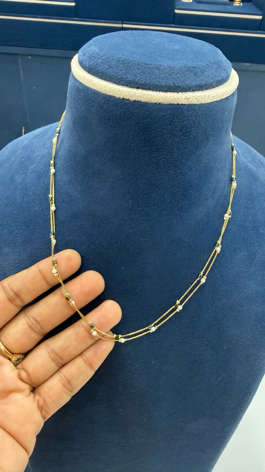 Pearl And Green Chain