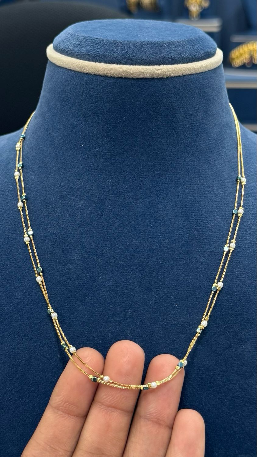 Pearl And Green Chain