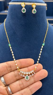 Beads Chain With Gj Locket Set