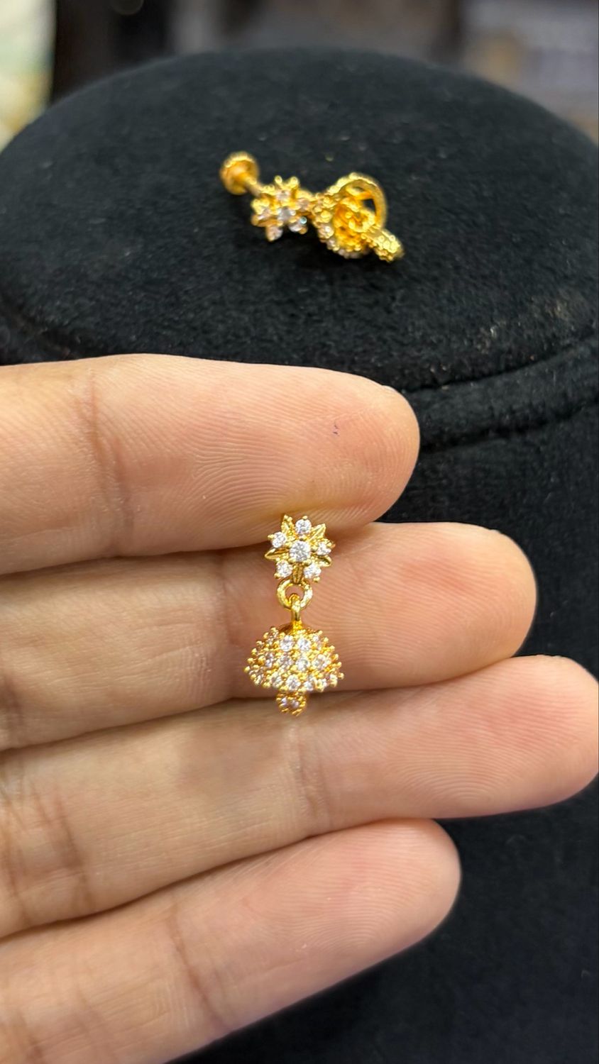 Cute Small Cz Jumkas