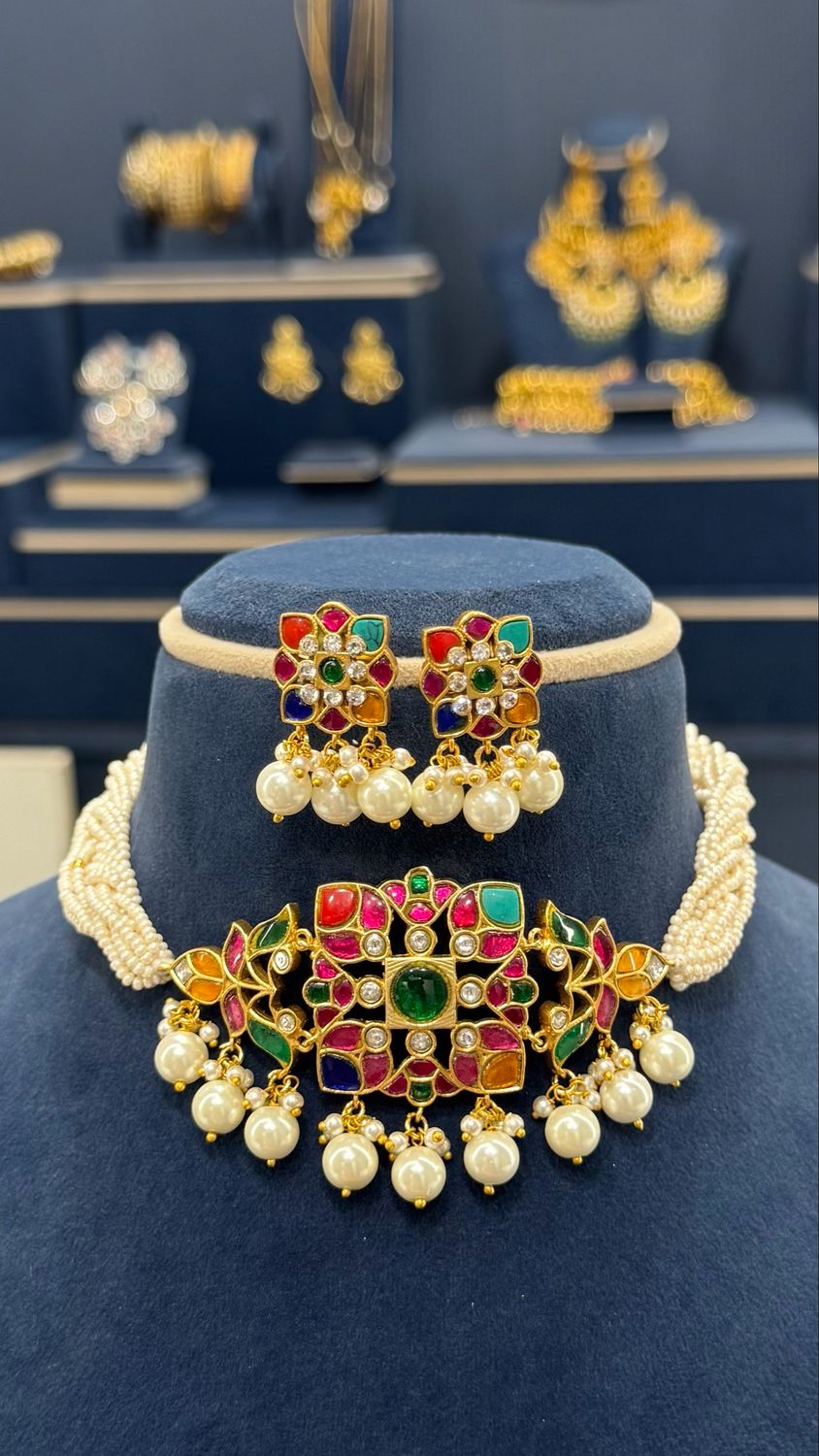Premium Jadau Beads Set