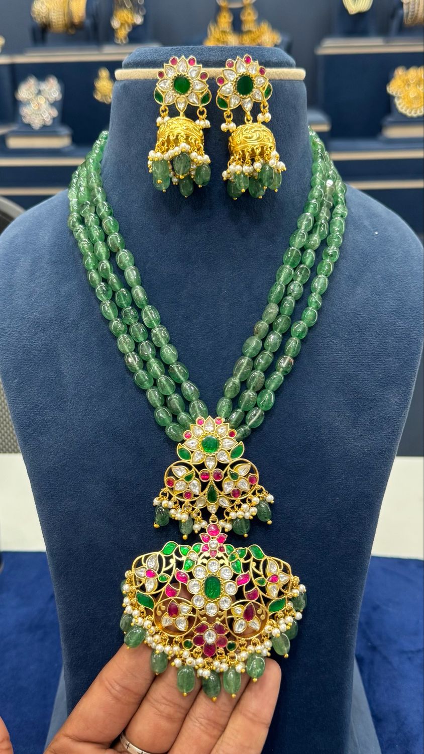 Premium Jadau Beads Set