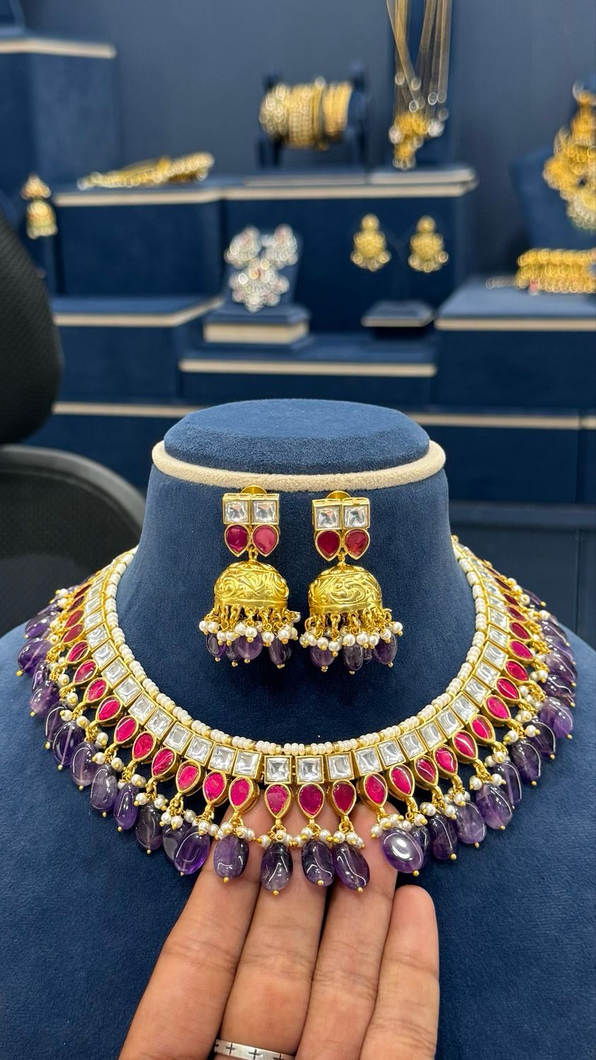 Premium Jadau Neckset