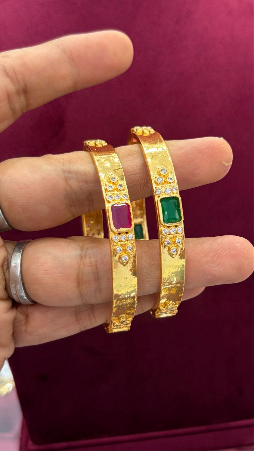 Plain Gold Bangles
