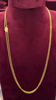 2 Lines Chandraharam Chain