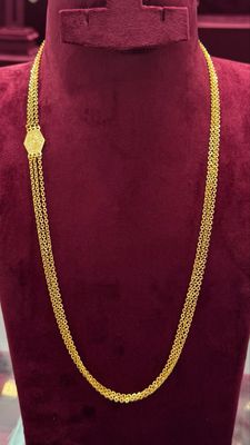 3 Lines Chandraharam Chain