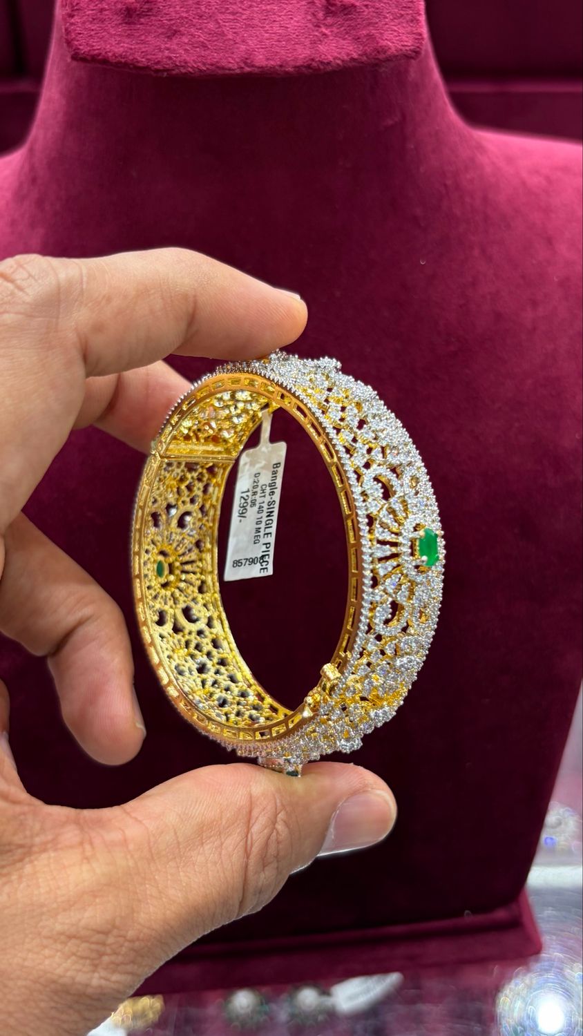 Elegant Openable Kada Gj Bangle