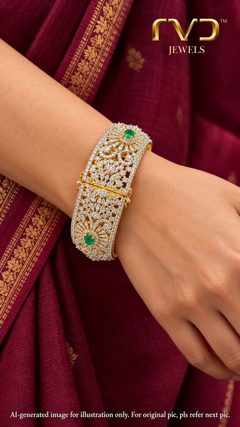 Elegant Openable Kada Gj Bangle