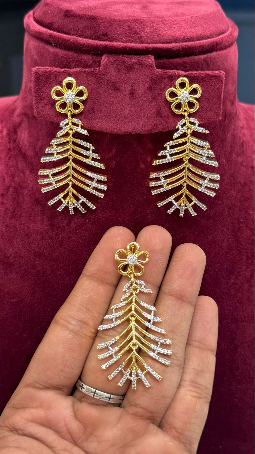 Cz Locket Set