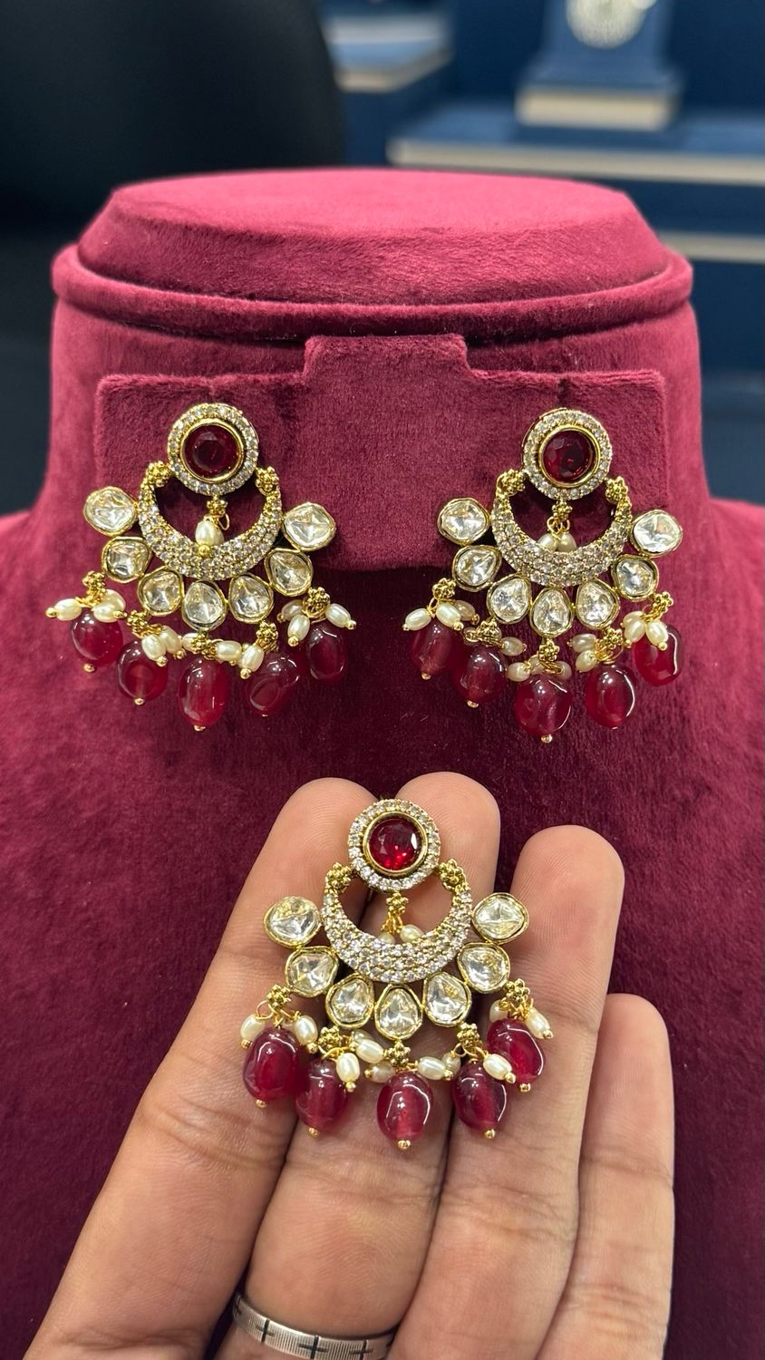 Cz Locket Set