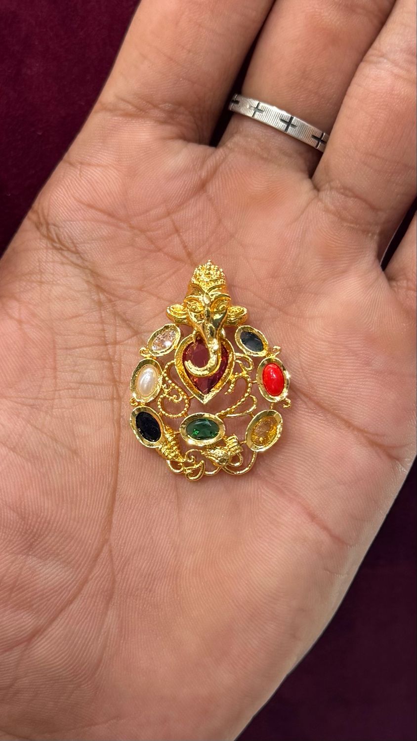 Ganesh Navaratna Locket