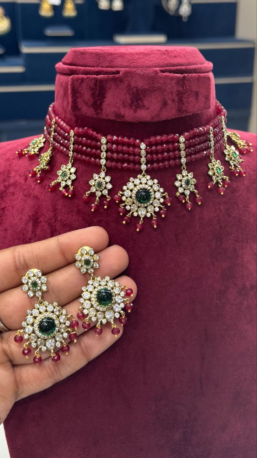 Ruby Beads Set