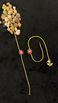Jadau Anklets