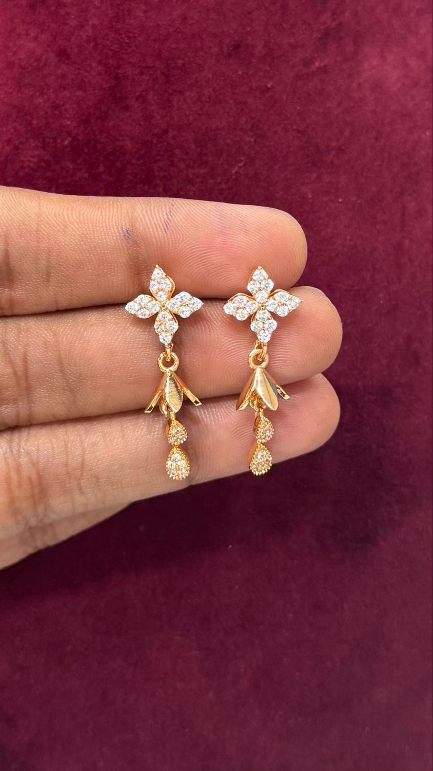 Rose Gold Earrings