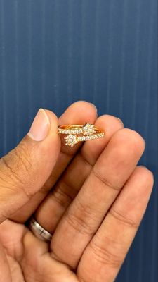 Rose Gold Finger Ring