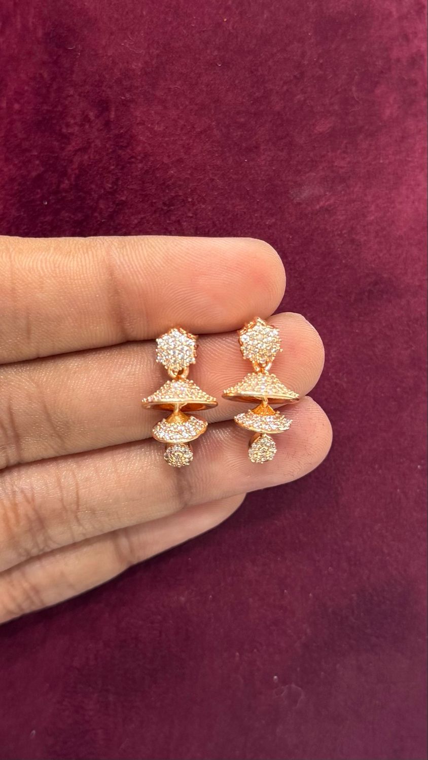 Rose Gold Earrings