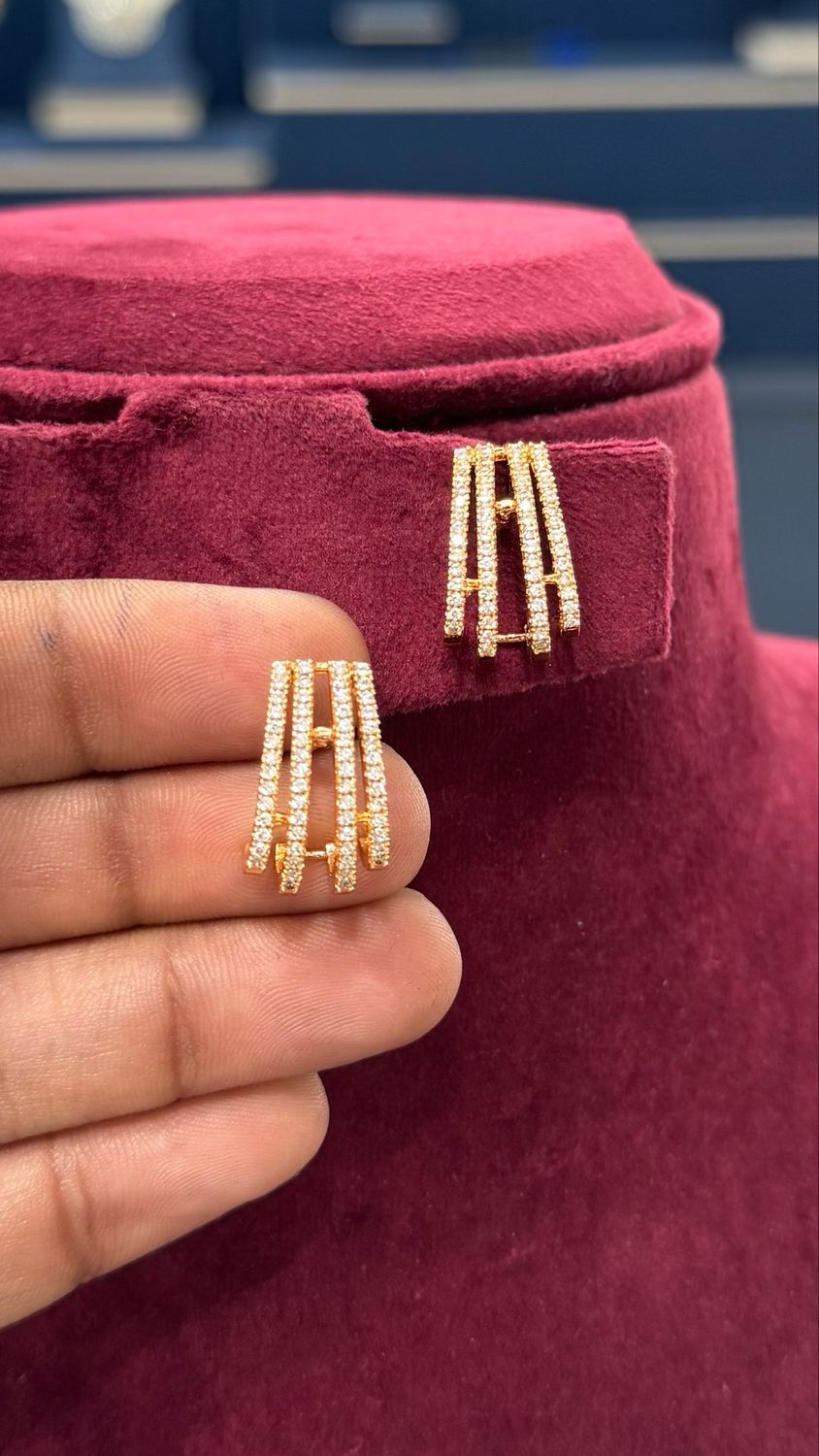 Rose Gold Earrings